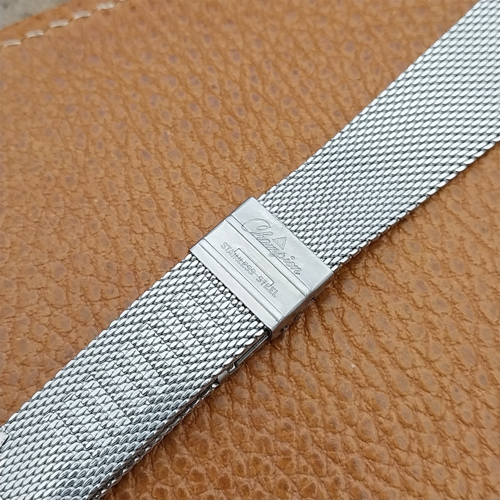 20mm Stainless Mesh Classic JB Champion Unused 1960s-1970s Vintage Watch Band