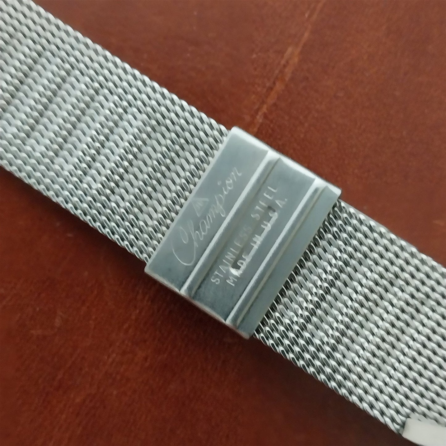 20mm Stainless Mesh Classic JB Champion Unused 1960s-1970s Vintage Watch Band