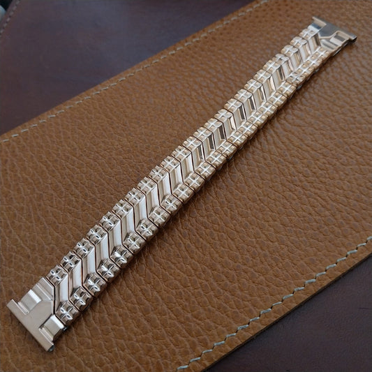 Rose Gold Filled rgp 1940s Morays Classic Stretch Unused nos Vintage Watch Band