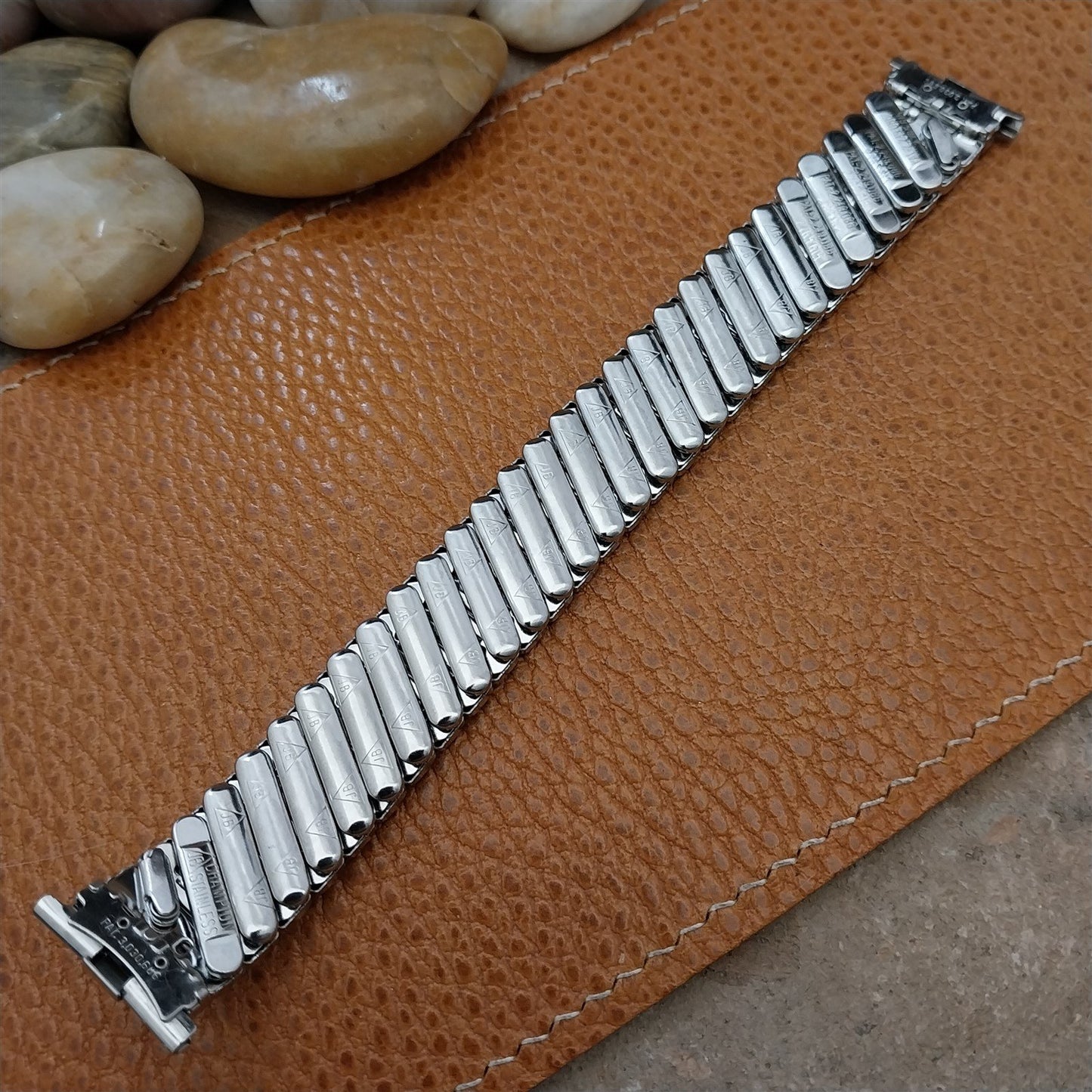 17mm 18mm 19mm JB Champion Stainless Classic 1960s nos Unused Vintage Watch Band
