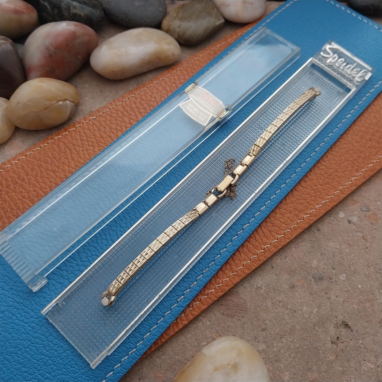 1960s Ladies Gold-Fill Speidel Queen of Elegance NOS Unused Cocktail Watch Band