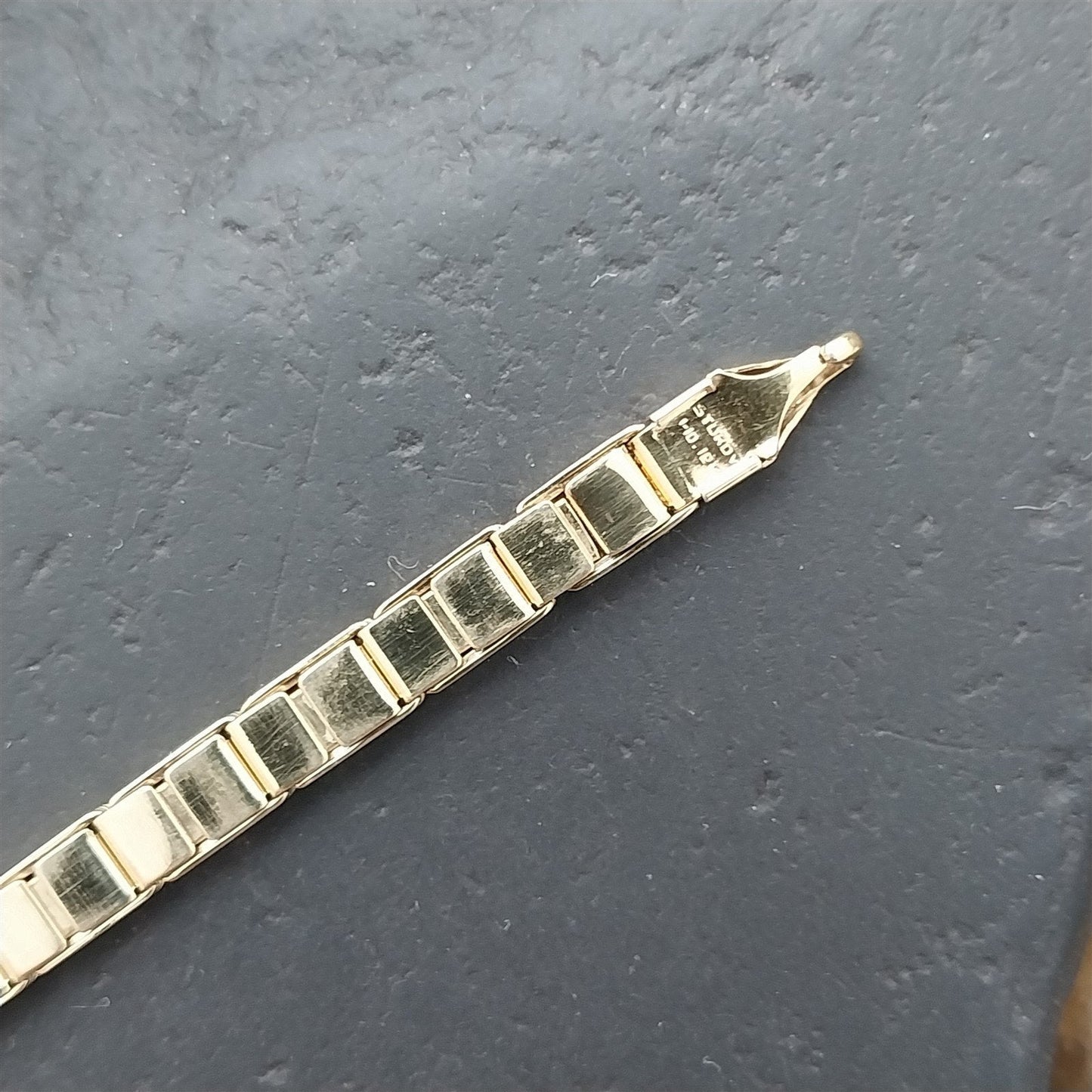 1910s-1920s 12k Gold-Filled Ladies Sturdymaid Filigree Unused Vintage Watch Band