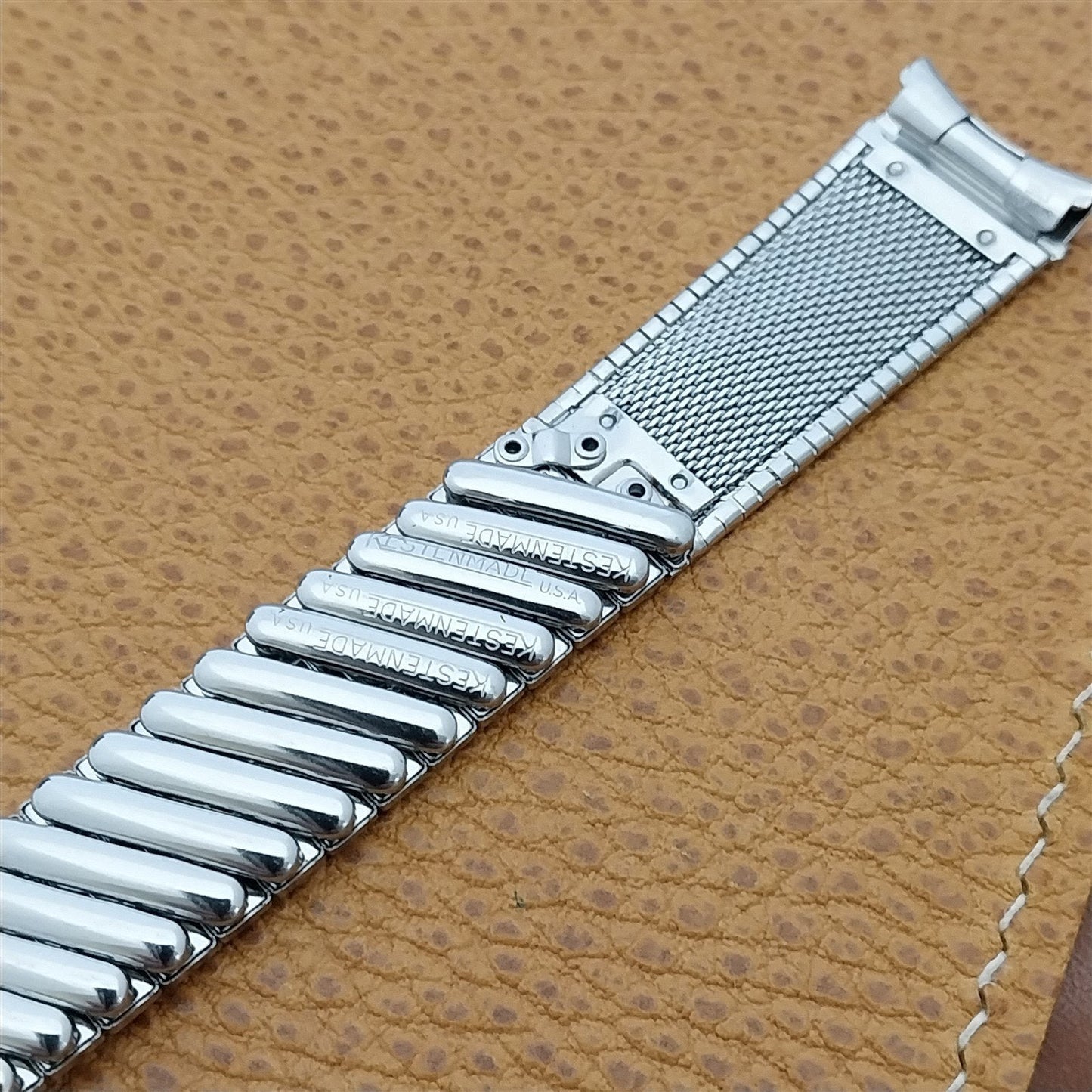 17.2mm Stainless Steel Classic 1960s Kestenmade nos Unused Vintage Watch Band