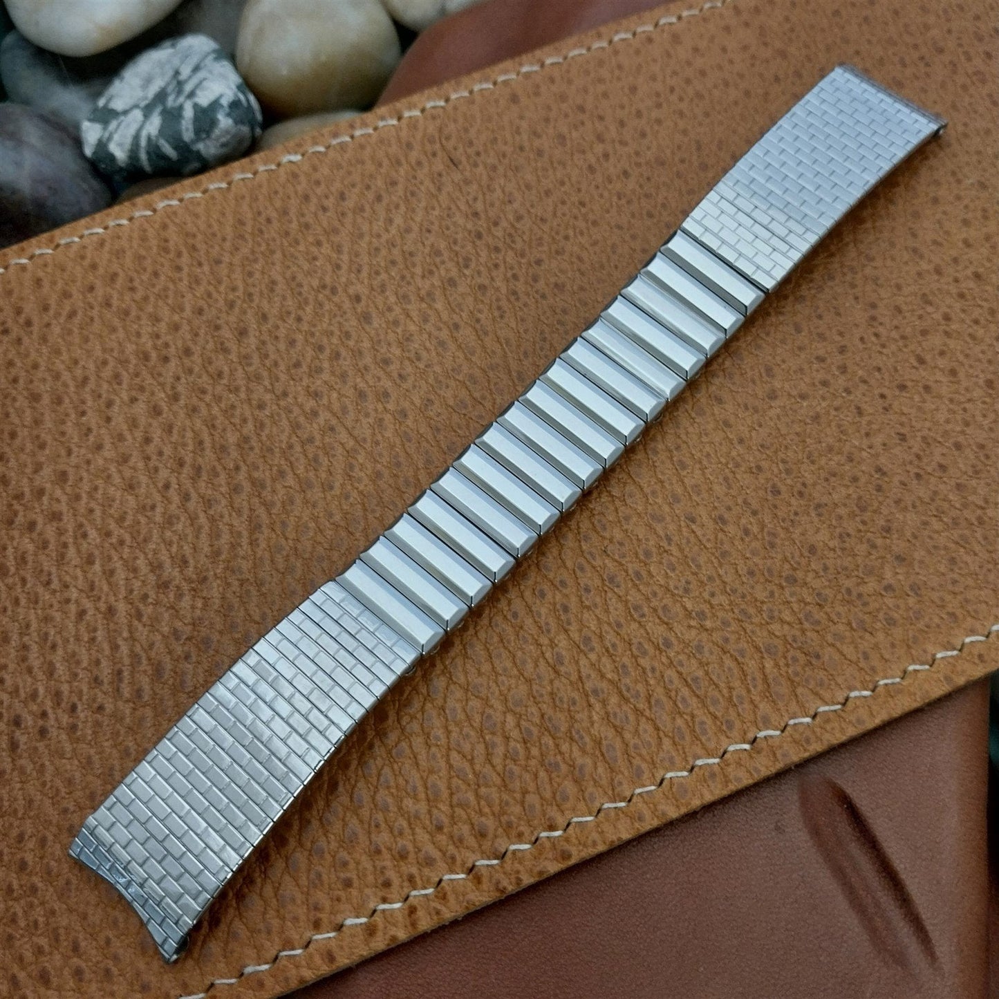 17.2mm 11/16 Kestenmade USA Stainless Steel Unused nos 1960s Vintage Watch Band