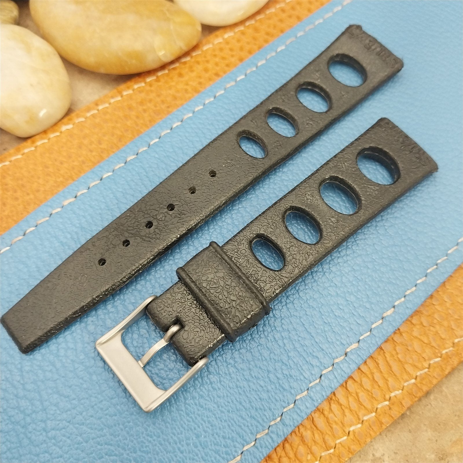 18mm Skindiver Rally GT Rubber Dive Strap Unused 1960s-1970s Vintage Watch Band