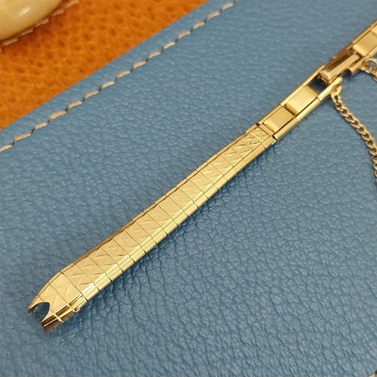 JB Champion 10k Gold-Filled Unused 1960s Ladies Vintage Cocktail Watch Band