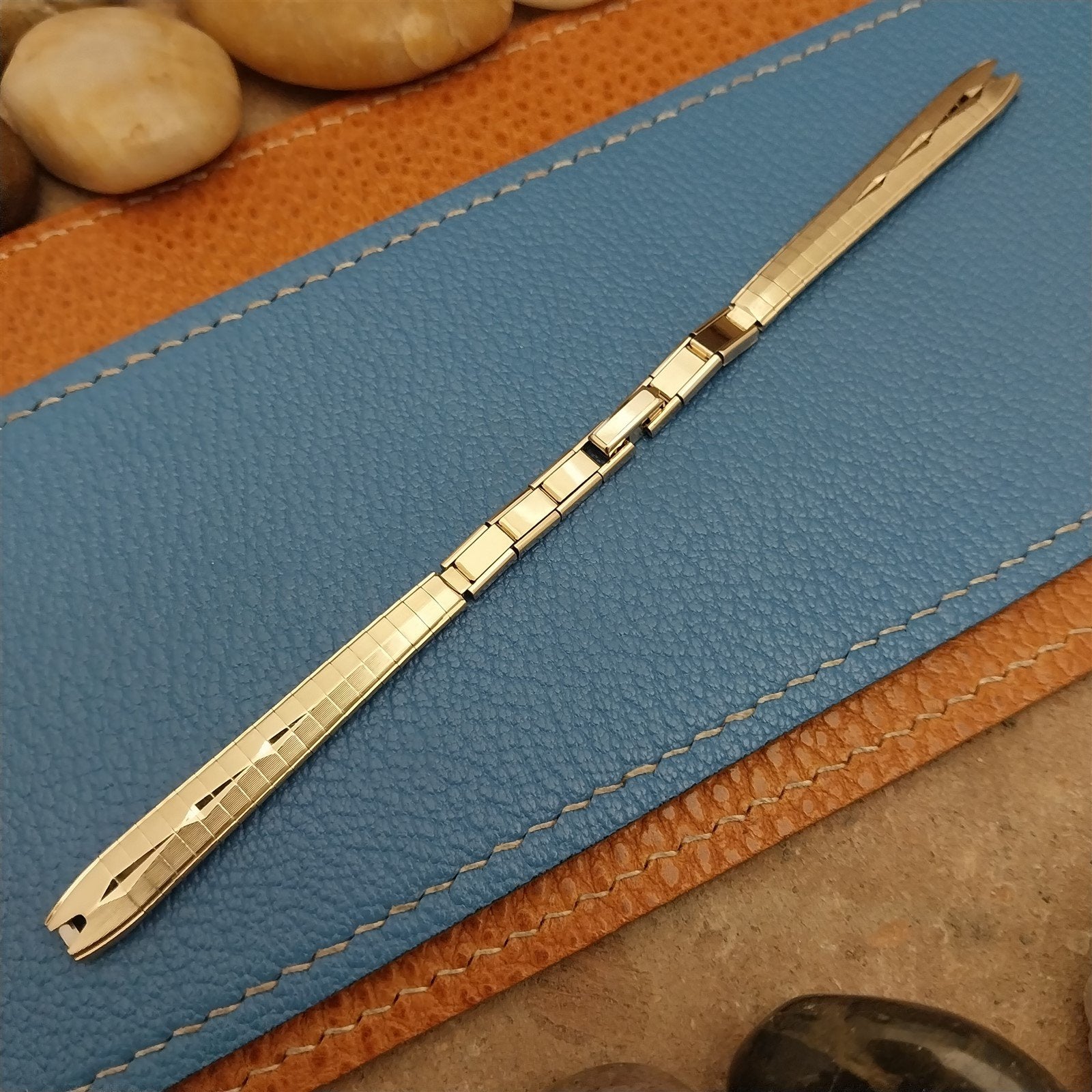 Admiral 10k Gold-Filled Unused 1960s Ladies Vintage Cocktail Watch Band