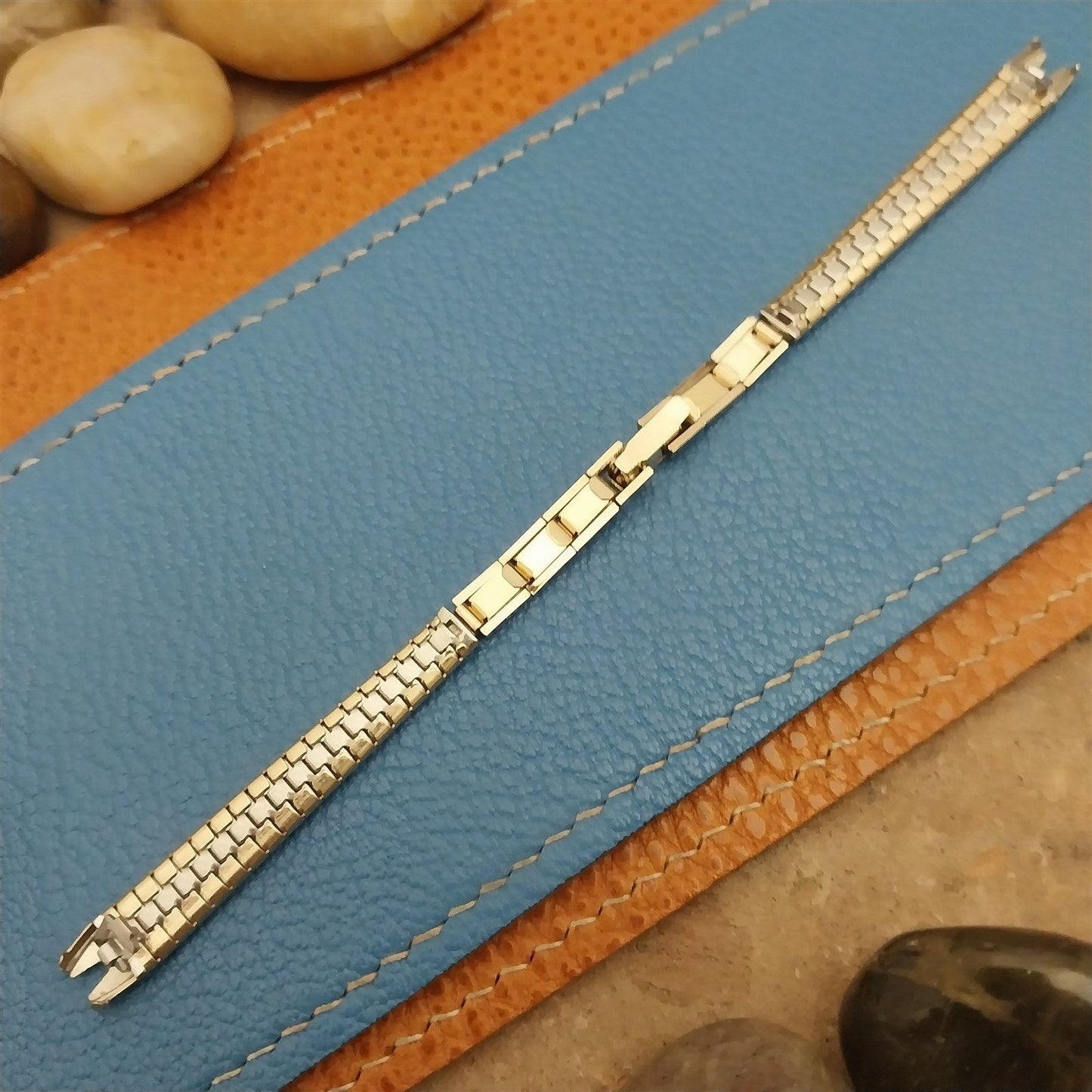 Admiral 10k Gold-Filled Unused 1960s Ladies Vintage Cocktail Watch Band