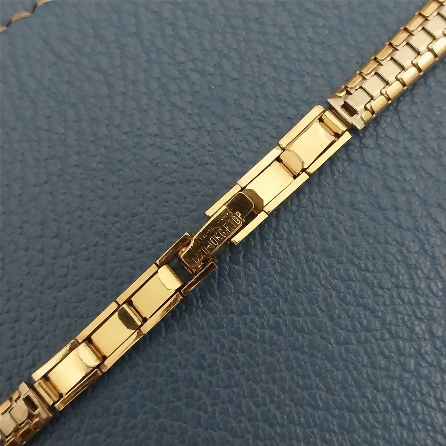 Admiral 10k Gold-Filled Unused 1960s Ladies Vintage Cocktail Watch Band