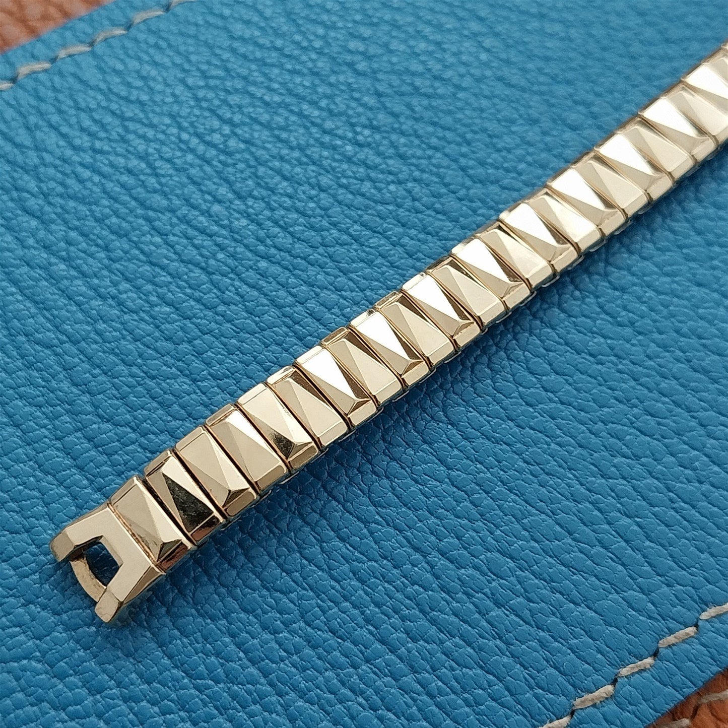 1950s Yellow Gold-Fill Ladies Gemex Expansion Unused Vintage Cocktail Watch Band