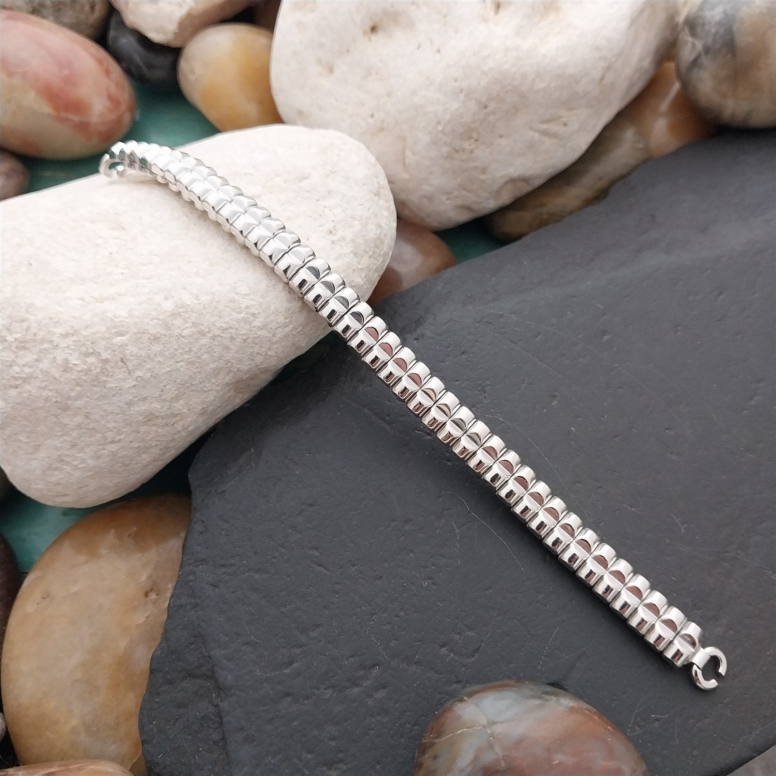 Ladies White Gold-Filled Single-Lug JB Champion Unused 1950s Vintage Watch Band