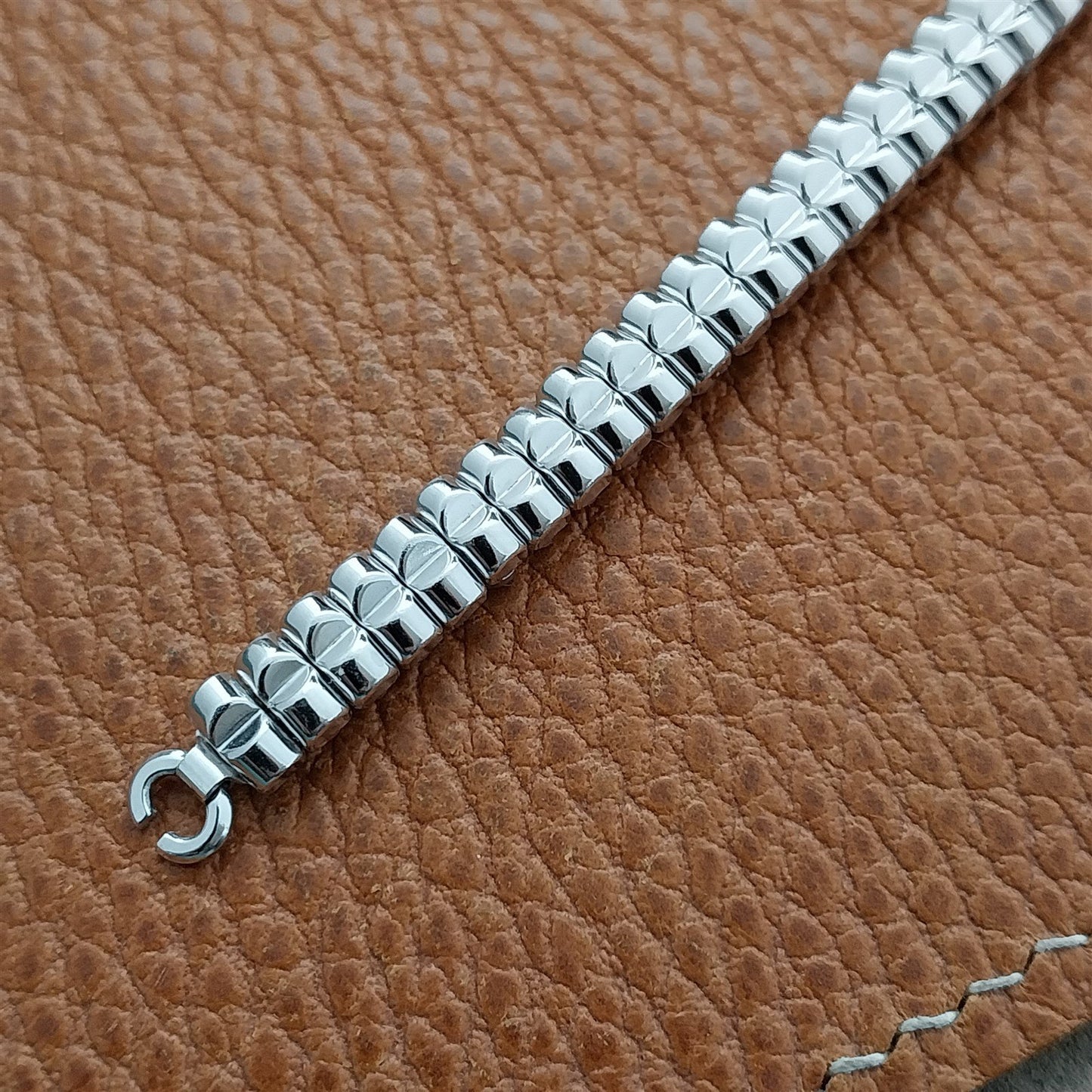 1950s Vintage Ladies White Gold-Filled JB Champion Unused Cocktail Watch Band