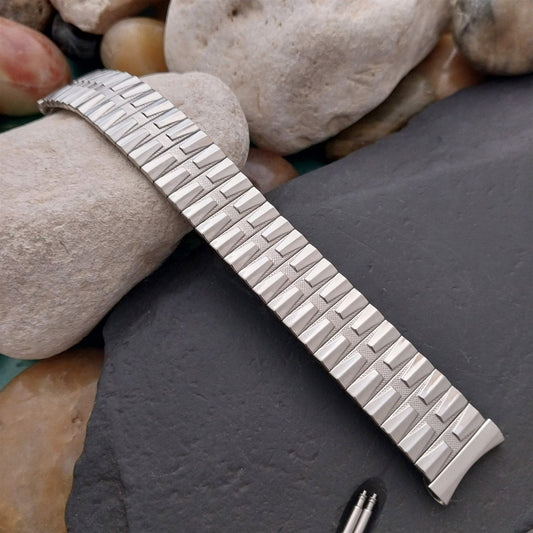 1960s 17mm UniFlex USA Stainless Steel Expansion Unused Vintage Watch Band