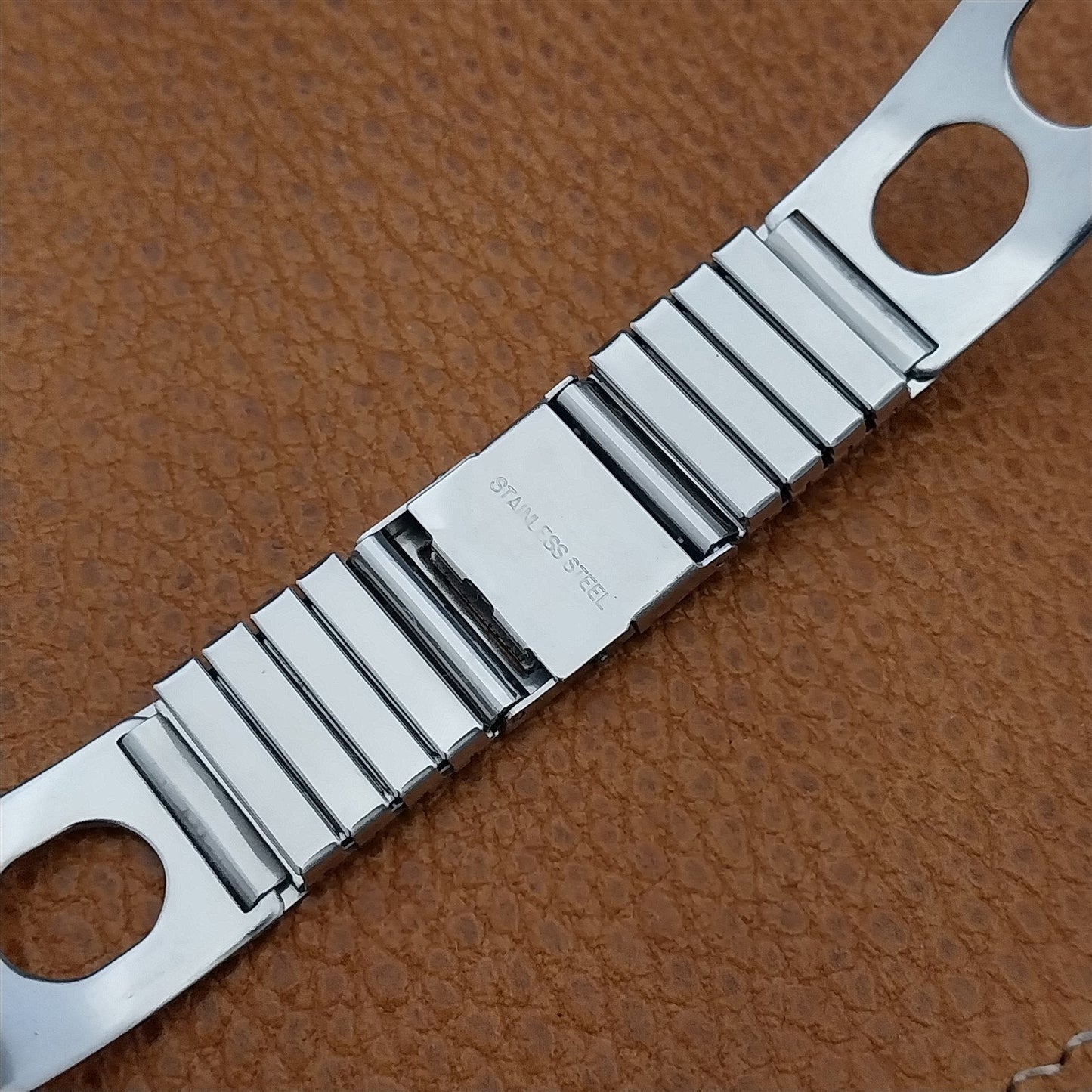 Prima Jaguar Rally GT 18mm 20mm 22mm Stainless Steel Unused 1970s Vintage Watch Band