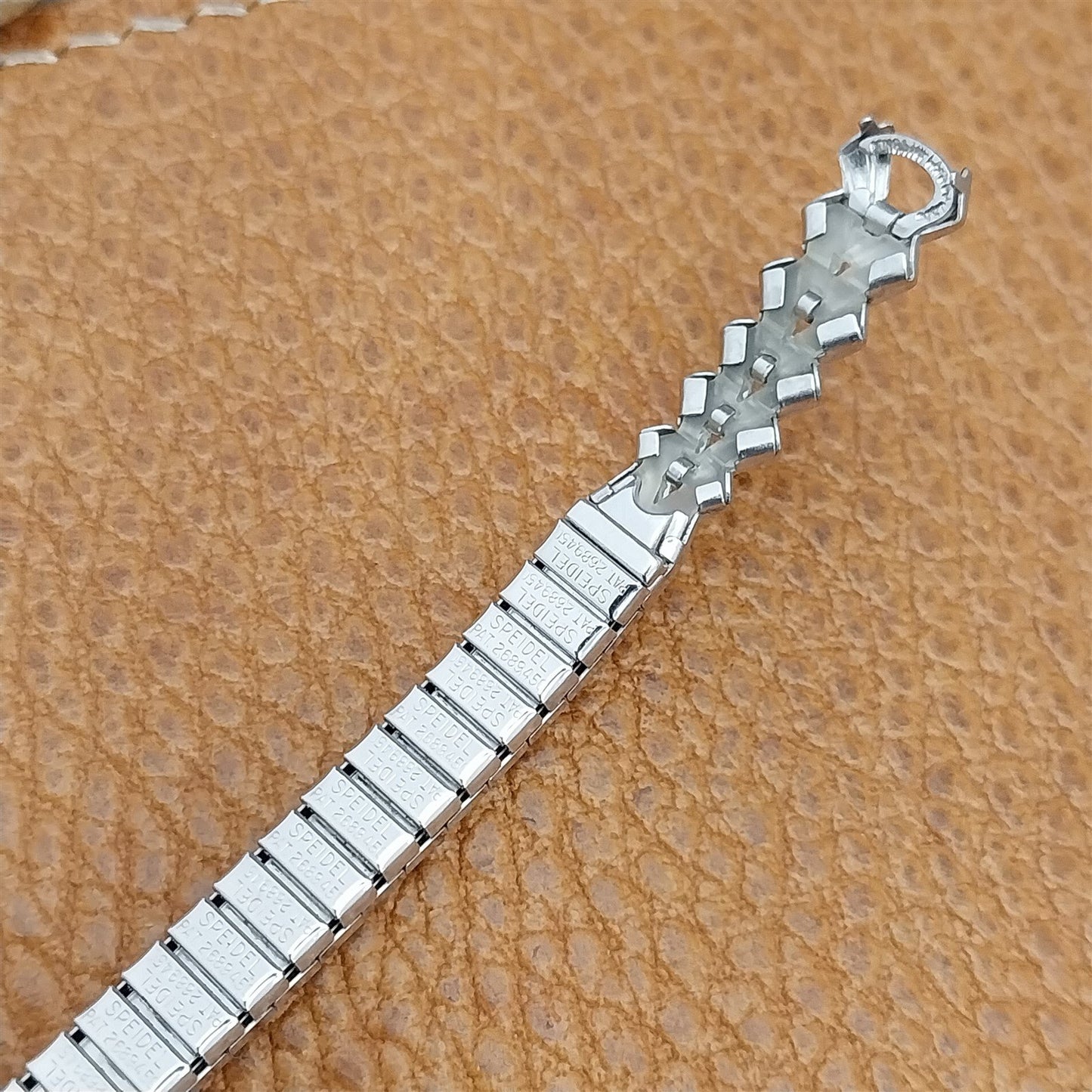 Ladies 10K White Gold-Fill Speidel Golden Harvest Unused Vintage Watch Band