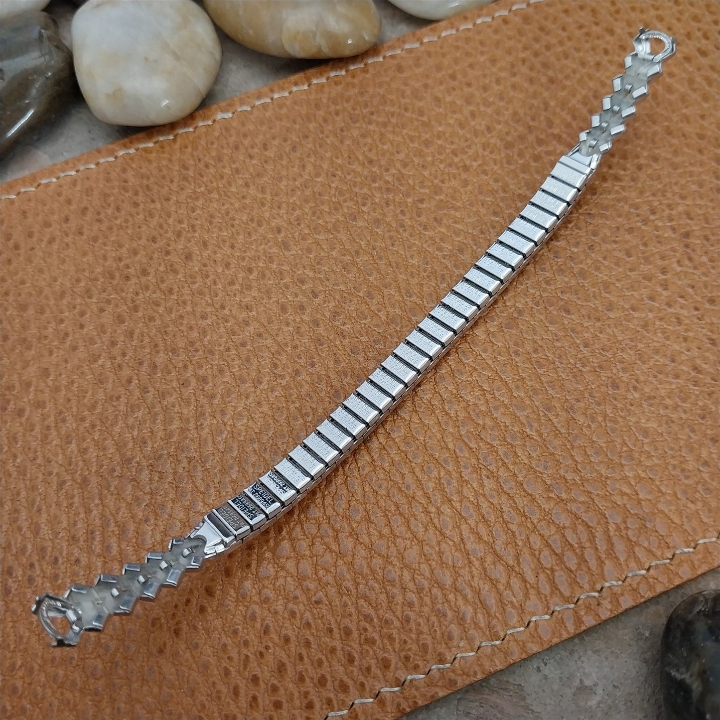 Ladies 10K White Gold-Fill Speidel Golden Harvest Unused Vintage Watch Band