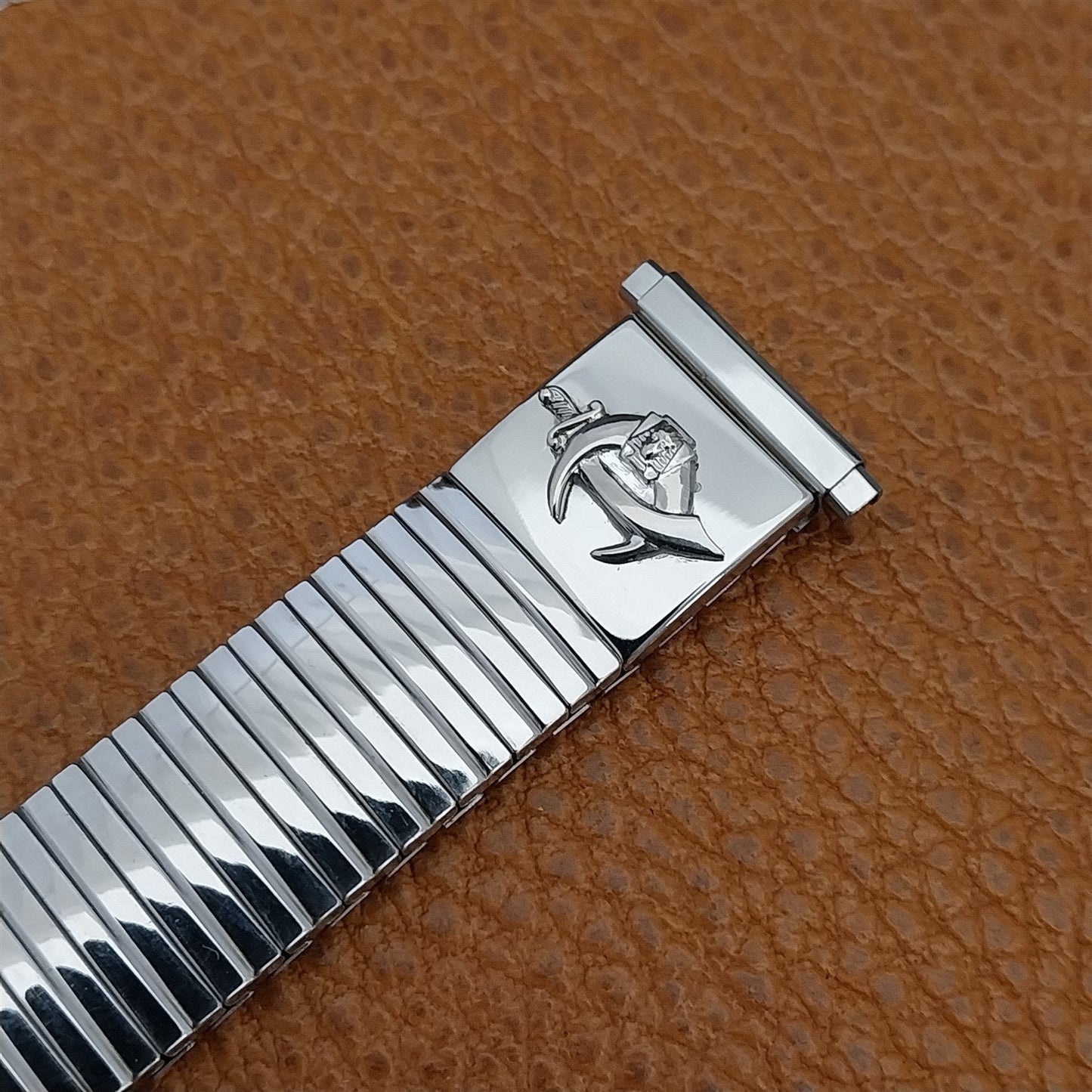 19mm 18mm Shriners Stainless Steel Speidel Expansion Unused Vintage Watch Band