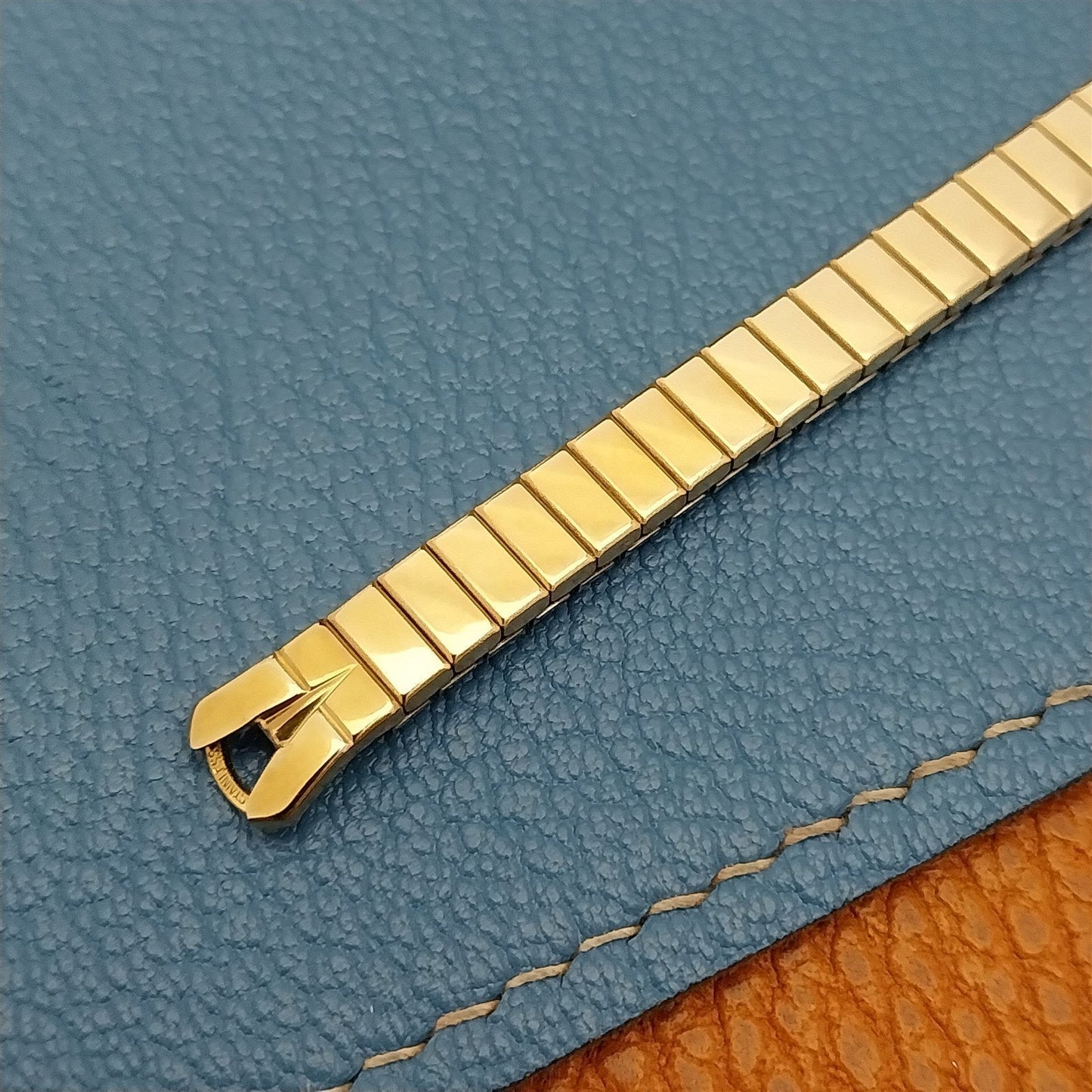 Vintage Ladies 10k Yellow Gold-Filled Speidel Tailored Woman Cocktail Watch Band