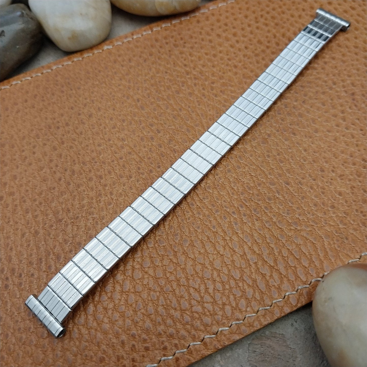 1/2" Ladies Stainless Steel Expansion Uniflex Unused 1960s Vintage Watch Band