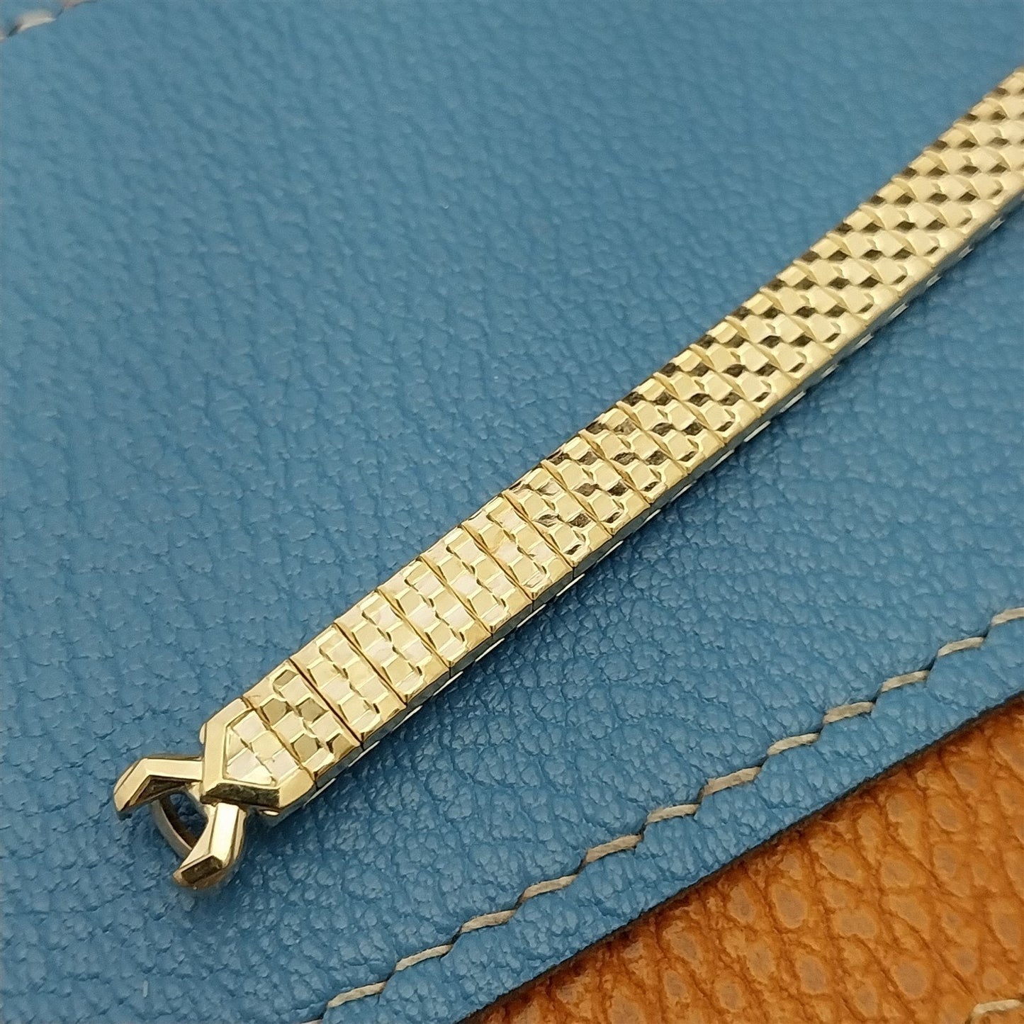 Vintage Ladies 10k Yellow Gold-Filled Speidel Unused 1960s Cocktail Watch Band