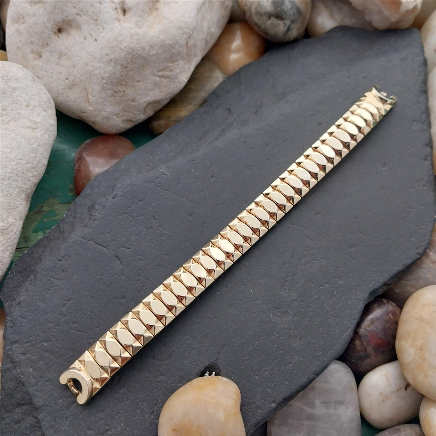 Ladies 10k Yellow Gold-Filled Speidel Catalina 1950s Unused Vintage Watch Band