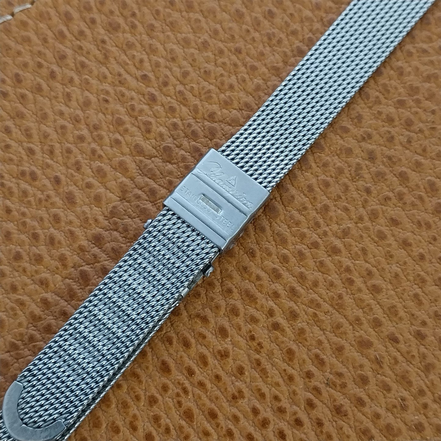 14mm Stainless Steel Ladies Mesh JB Champion Unused 1960s-70s Vintage Watch Band