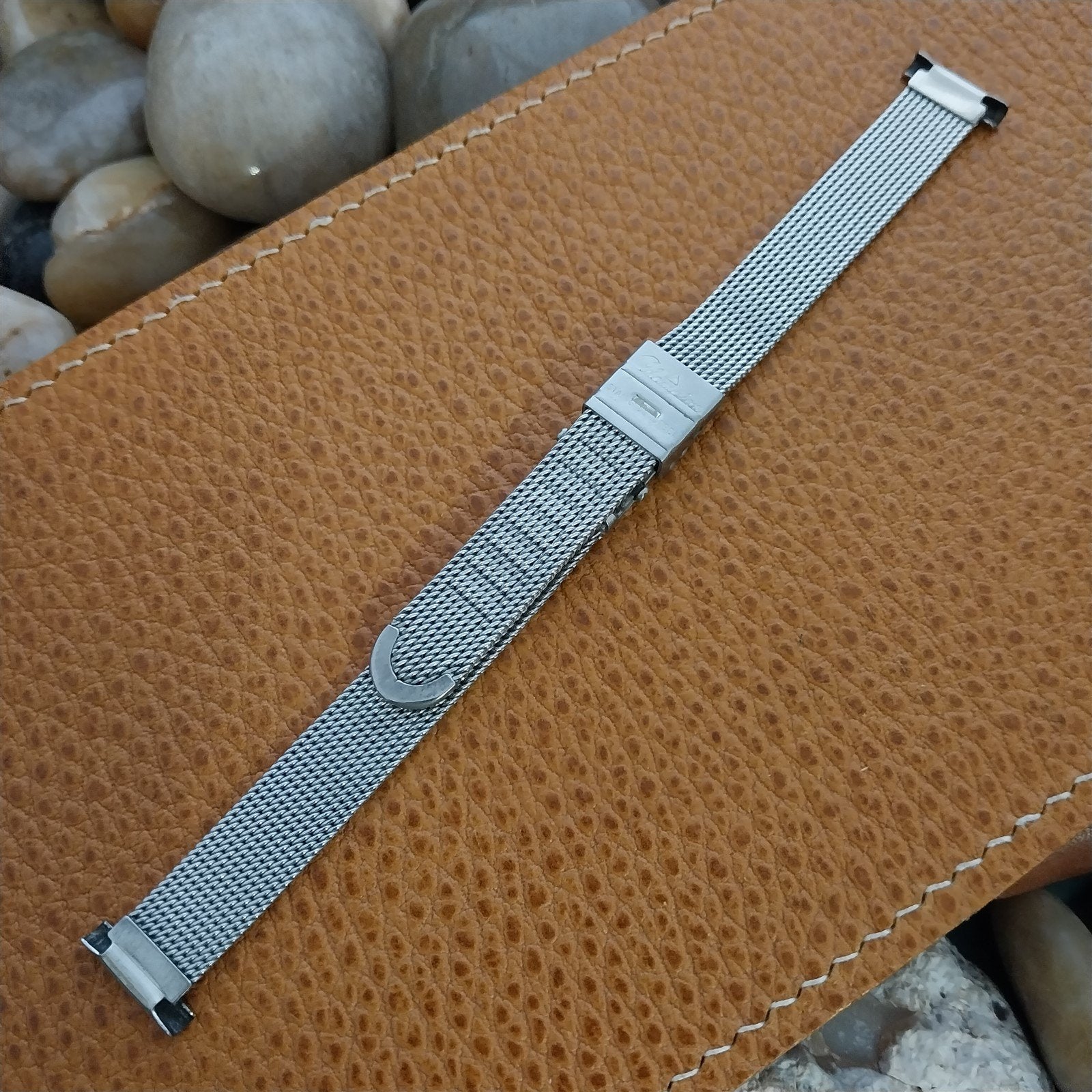 14mm Stainless Steel Ladies Mesh JB Champion Unused 1960s-70s Vintage Watch Band