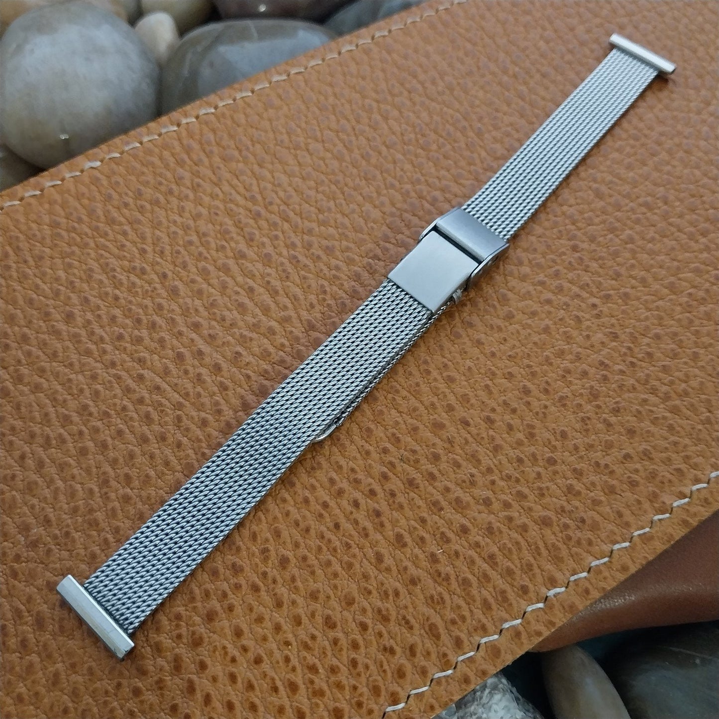 14mm Stainless Steel Ladies Mesh JB Champion Unused 1960s-70s Vintage Watch Band