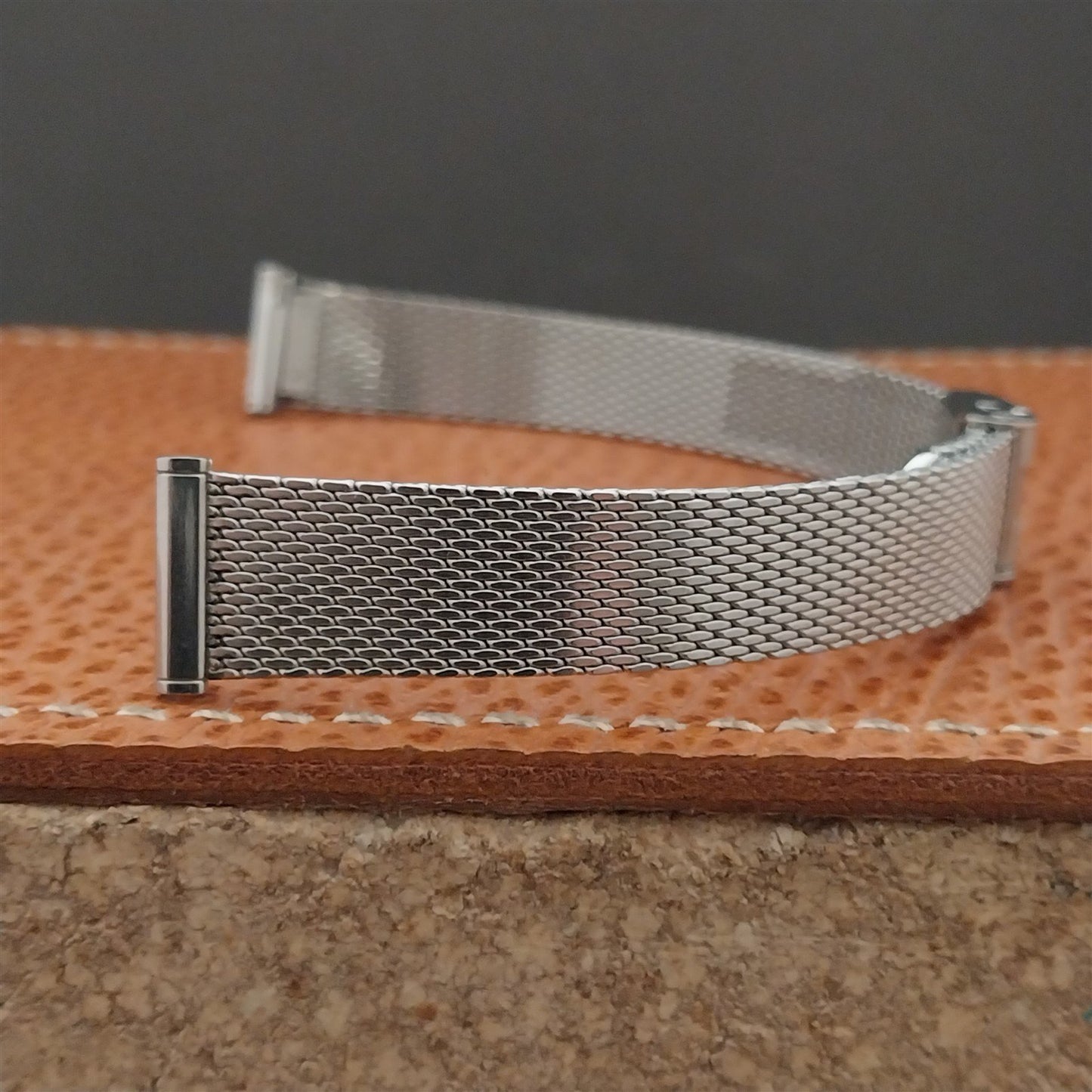 1/2" Stainless Steel Mesh Speidel Unused Ladies 1960s-1970s Vintage Watch Band