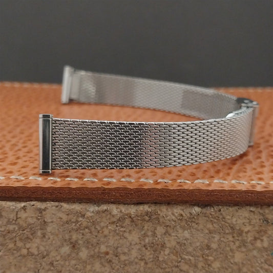 1/2" Stainless Steel Mesh Speidel Unused Ladies 1960s-1970s Vintage Watch Band