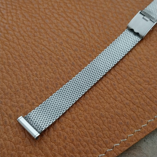 1/2" Stainless Steel Mesh Speidel Unused Ladies 1960s-1970s Vintage Watch Band