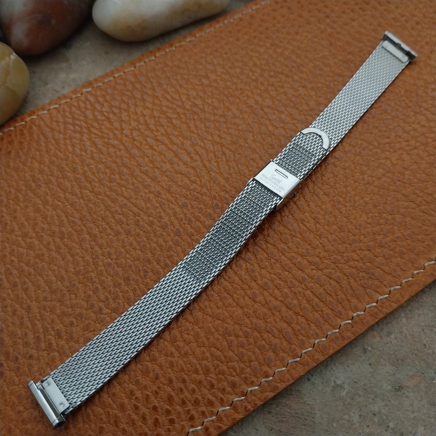 1/2" Stainless Steel Mesh Speidel Unused Ladies 1960s-1970s Vintage Watch Band