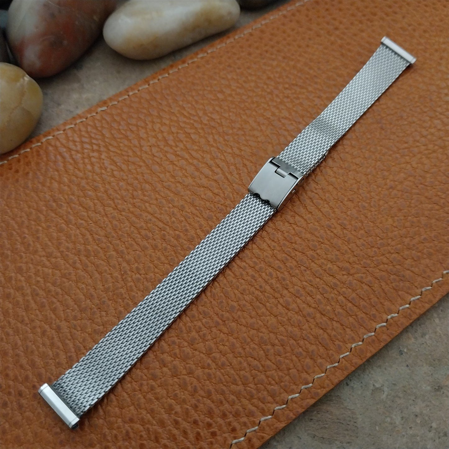 1/2" Stainless Steel Mesh Speidel Unused Ladies 1960s-1970s Vintage Watch Band