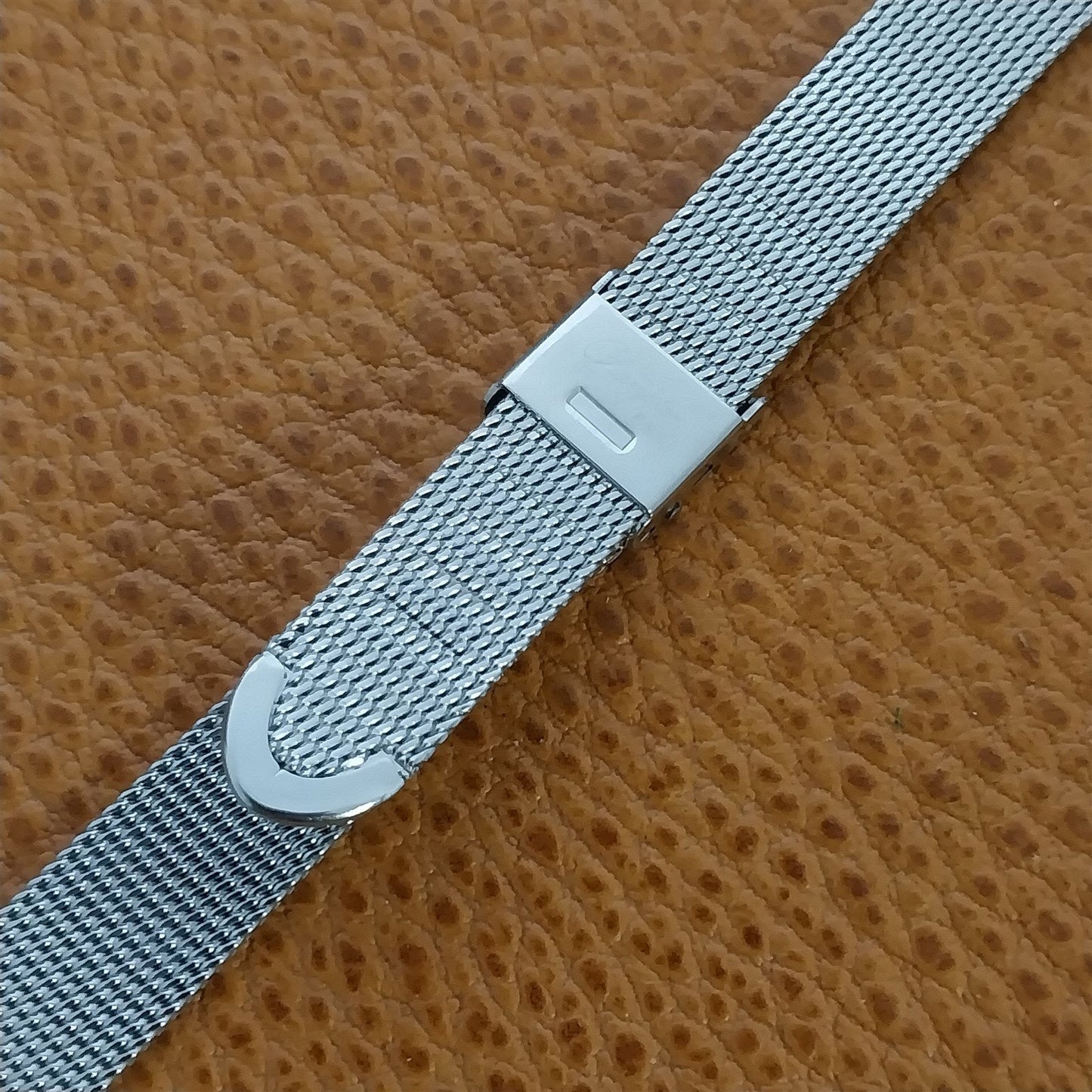 14mm Stainless Steel Ladies Mesh JB Champion Unused 1960s-70s Vintage Watch Band