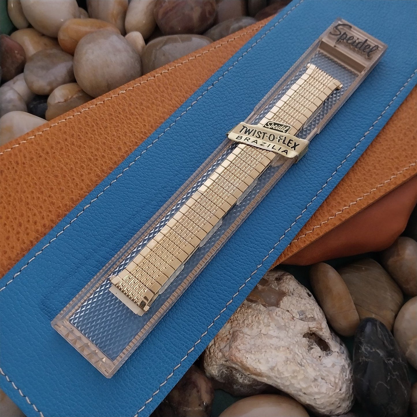 1962 10k Gold Filled Speidel Brazilia 18mm-19mm nos Unused Vintage Watch Band