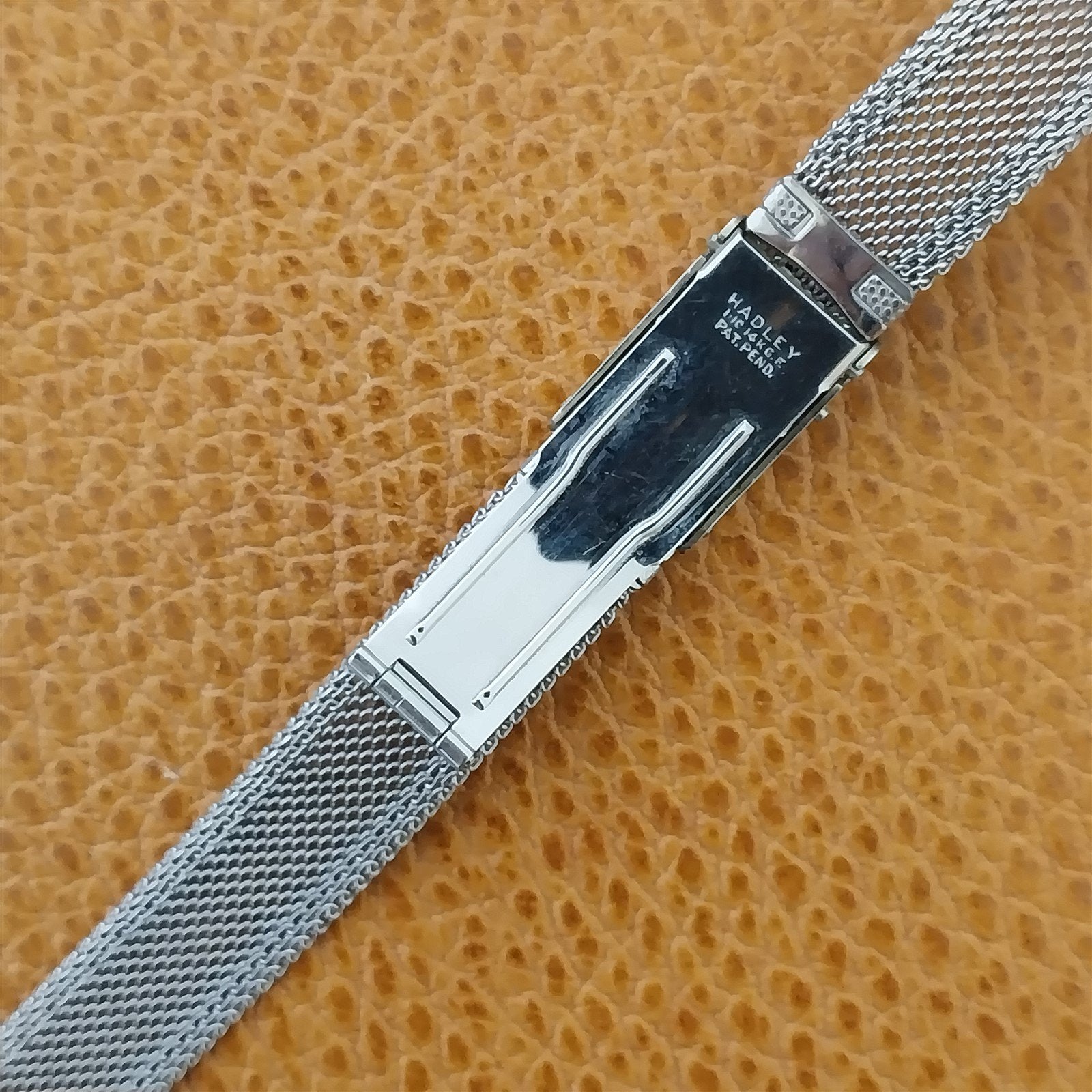 1920s 14k White Gold-Filled Ladies Filigree Mesh Unused Vintage Watch Band