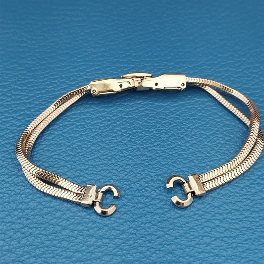 Ladies Yellow Gold-Filled JB Champion 1960s Unused Vintage Watch Band