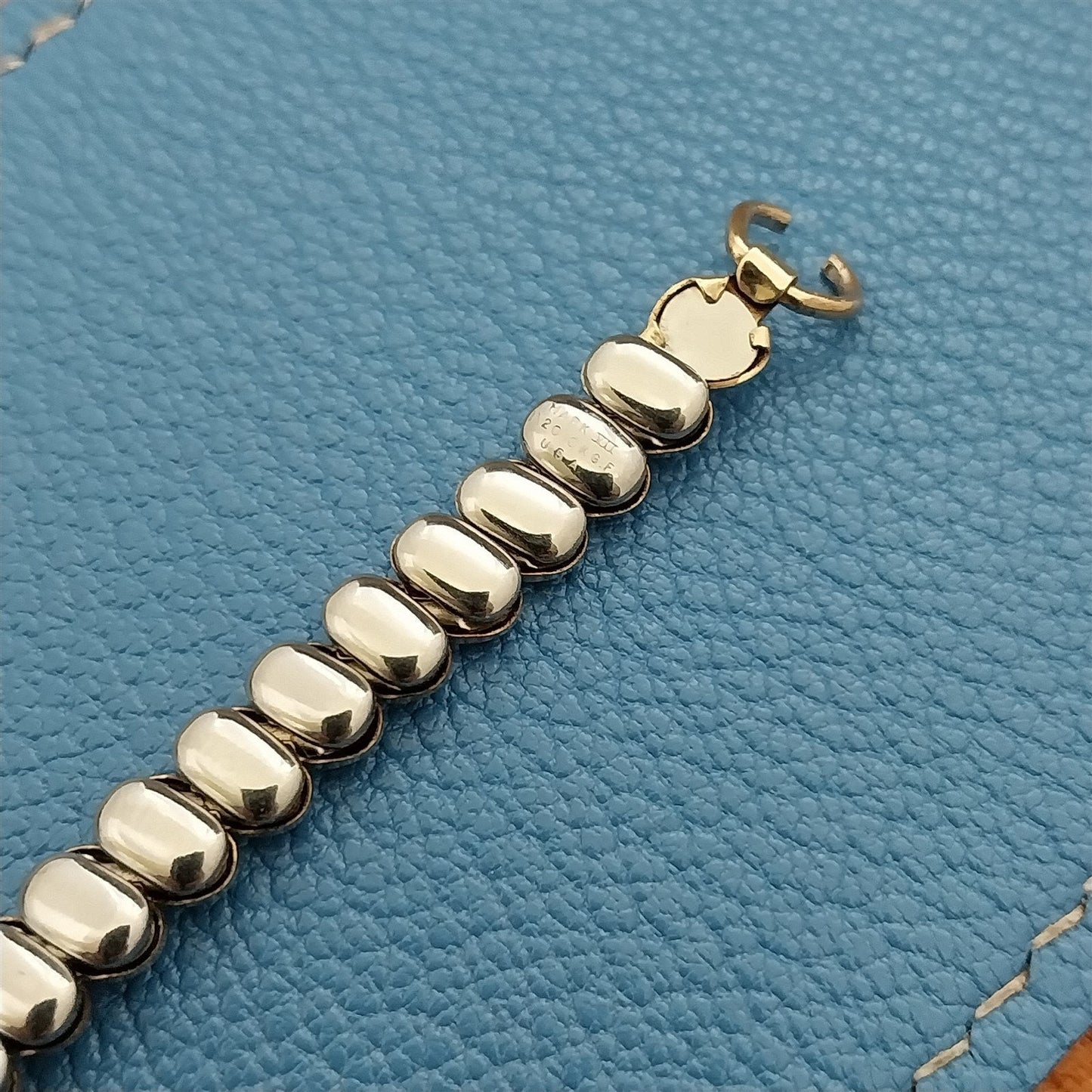 Ladies 10k Yellow Gold-Filled Mark VII 1960 Unused Vintage Watch Band