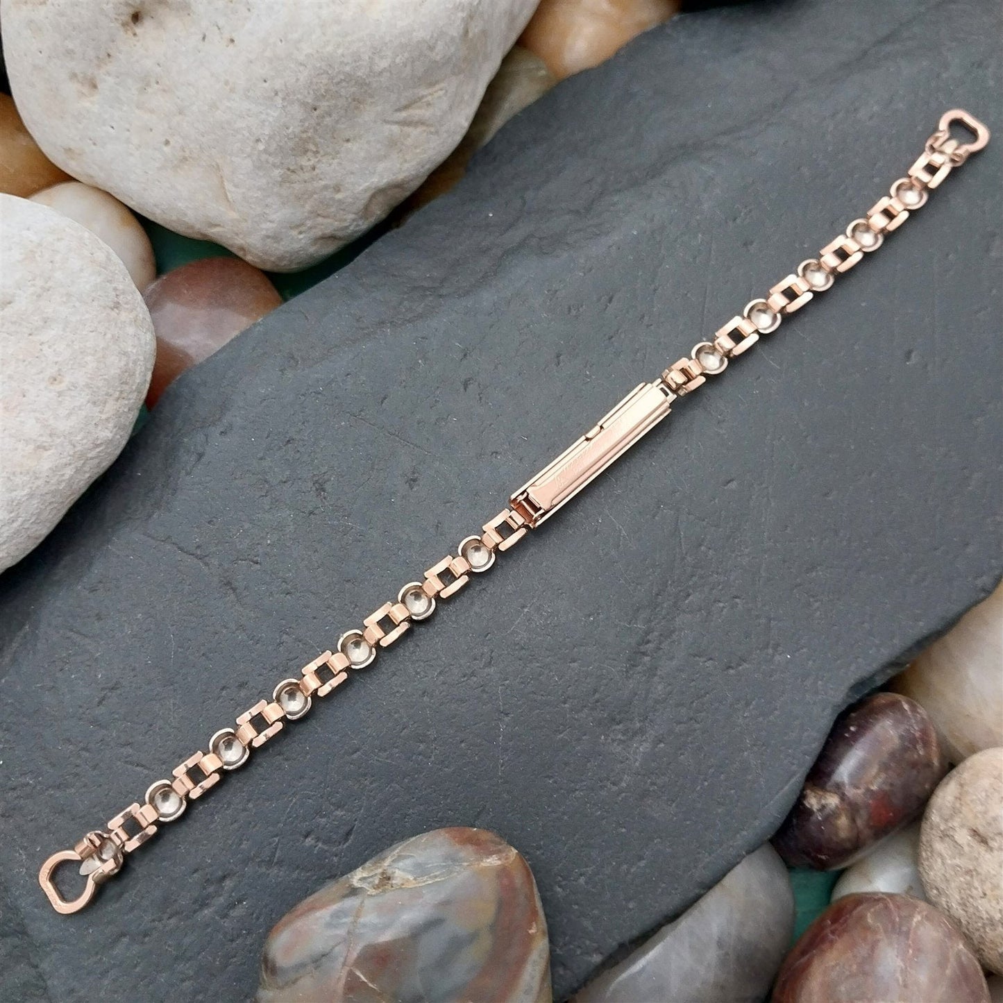 12k Rose Gold-Filled Ladies JB Champion Unused 1940s Vintage Watch Band