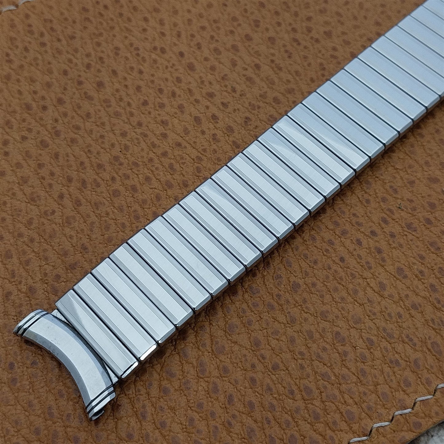 19mm 18mm Kreisler USA Stainless Steel DuraFlex Unused 1960s Vintage Watch Band