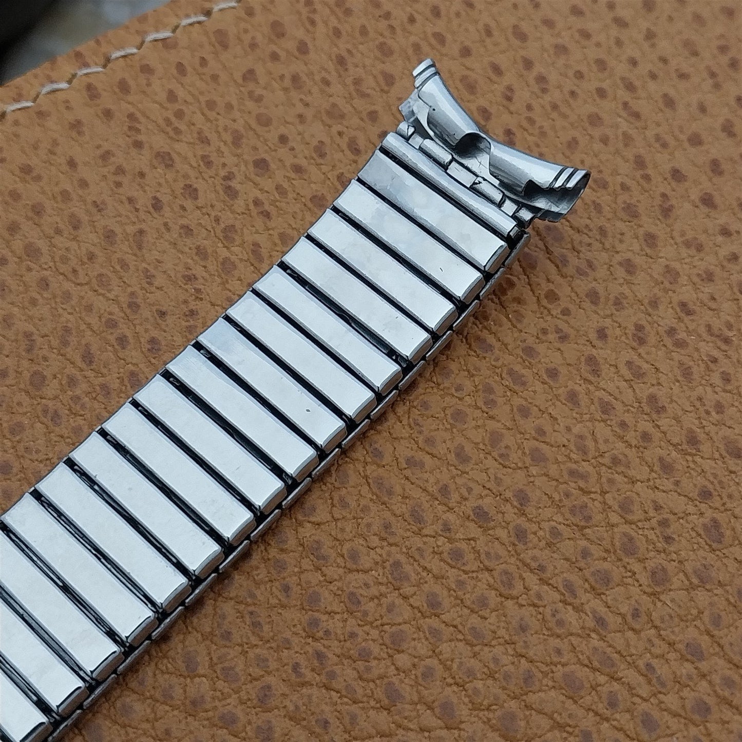 19mm 18mm Kreisler USA Stainless Steel DuraFlex Unused 1960s Vintage Watch Band