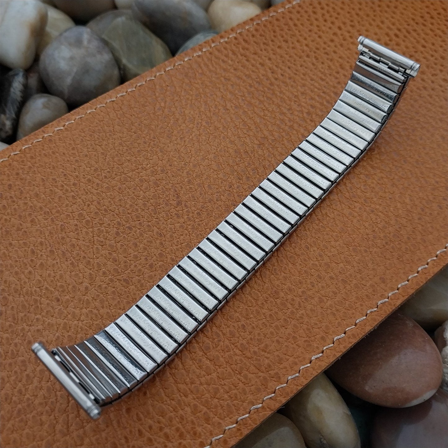 Kreisler USA 19mm 18mm Stainless Steel DuraFlex 1960s Unused Vintage Watch Band