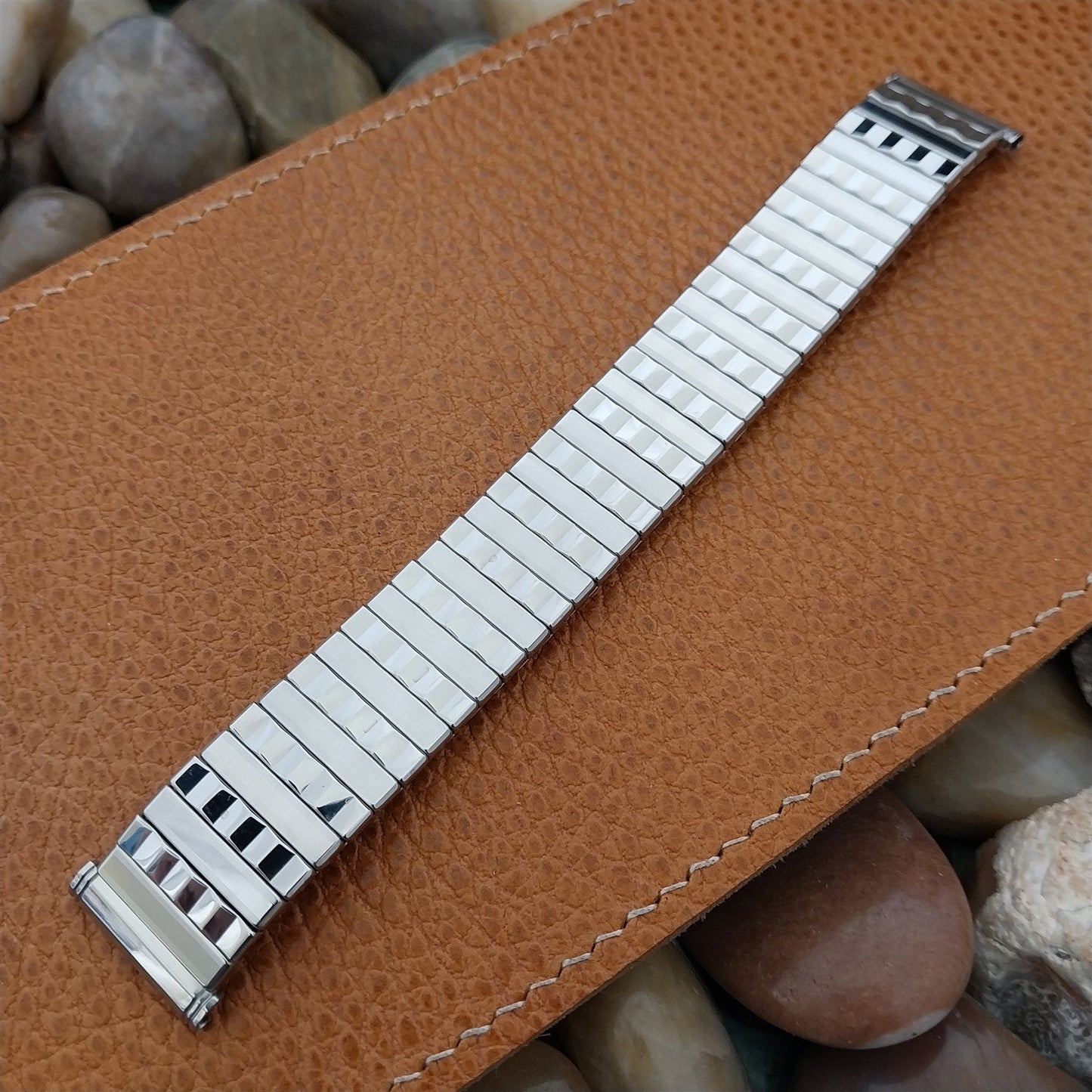 Kreisler USA 19mm 18mm Stainless Steel DuraFlex 1960s Unused Vintage Watch Band