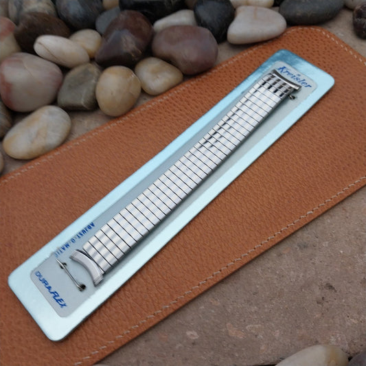1960s USA Made Kreisler 19mm Stainless Steel DuraFlex Unused Vintage Watch Band
