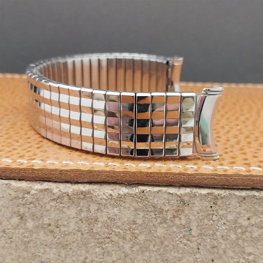 1960s USA Made Kreisler 19mm Stainless Steel DuraFlex Unused Vintage Watch Band