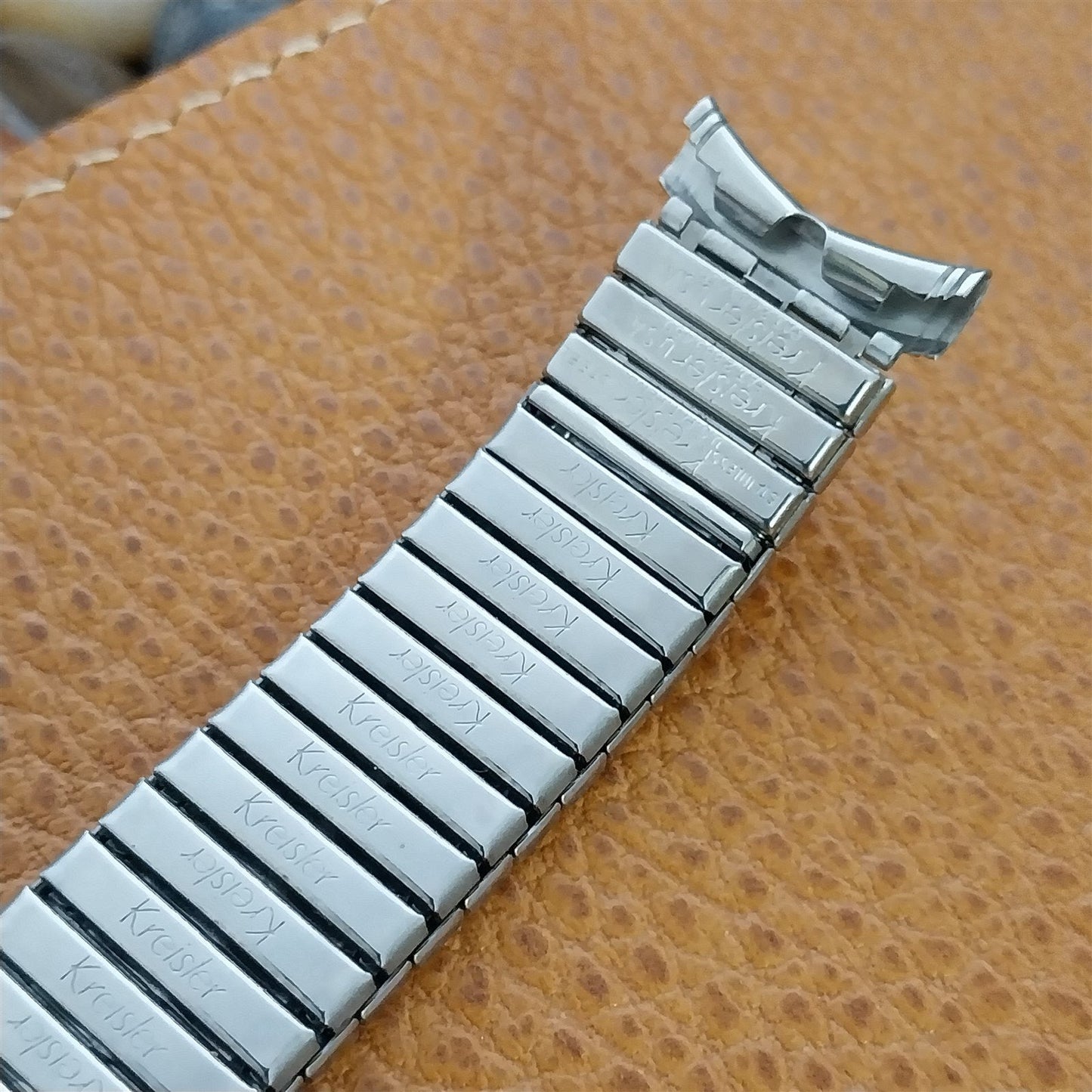 1960s USA Made Kreisler 19mm Stainless Steel DuraFlex Unused Vintage Watch Band