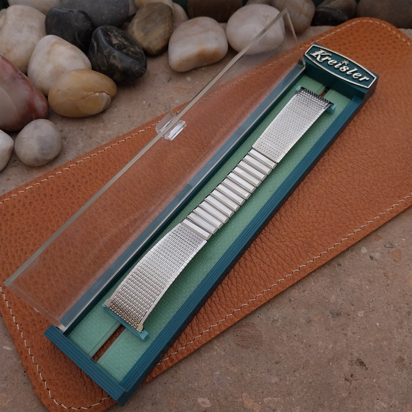 19mm 18mm 17.2mm Kreisler USA Stainless Steel Unused 1960s Vintage Watch Band