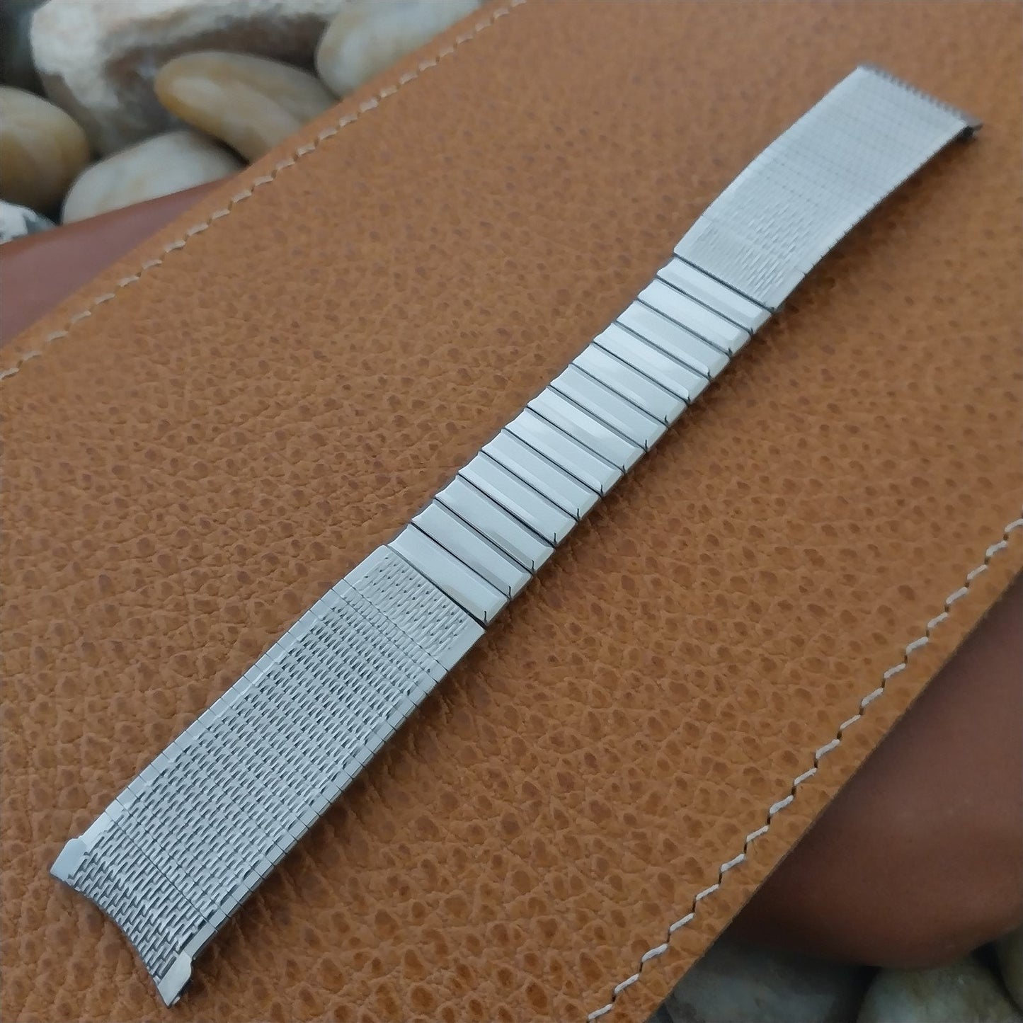 18mm 19mm Stainless Steel Kreisler Unused nos Classic 1960s Vintage Watch Band