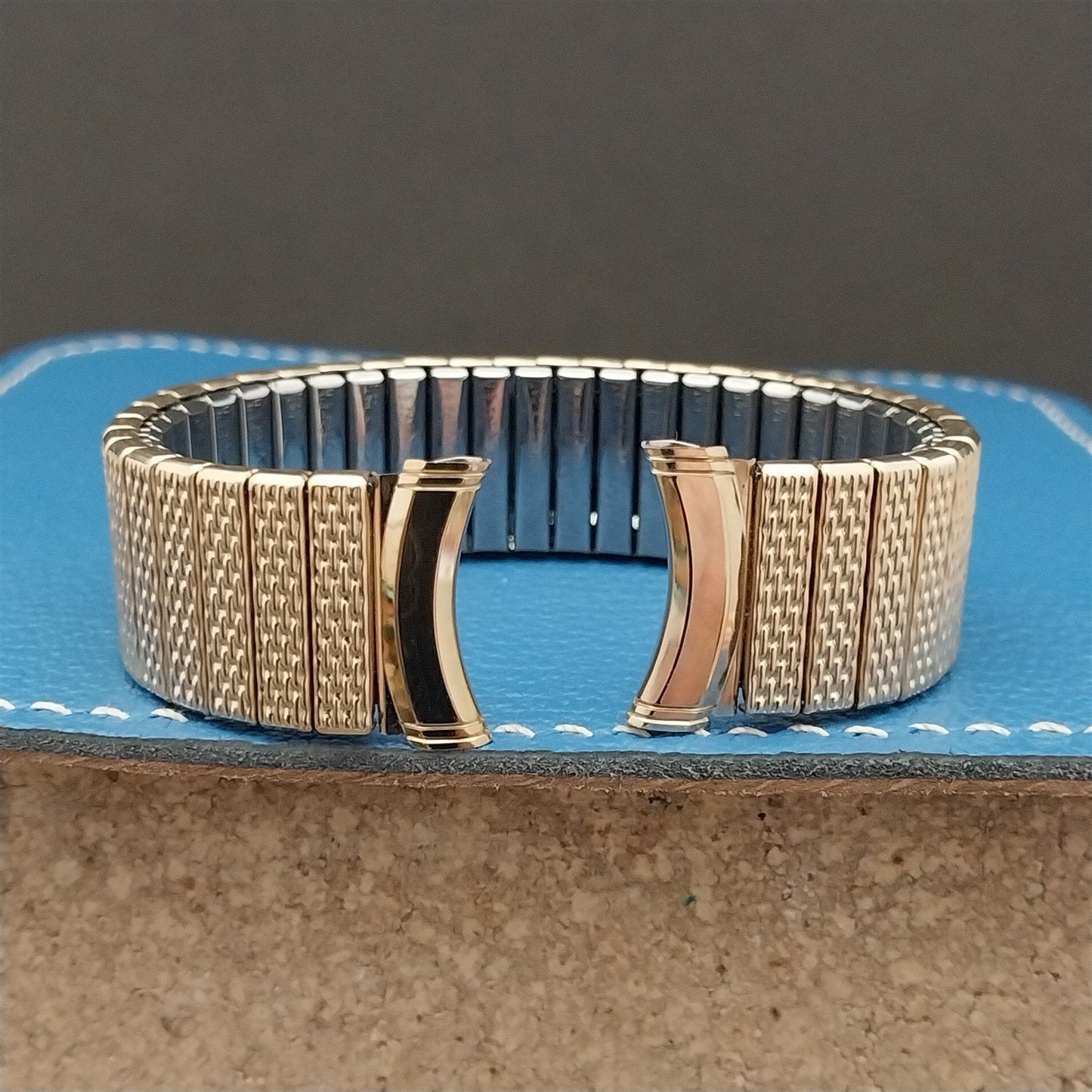 19mm 18mm 17mm Kreisler 10k Yellow Gold-Filled Unused 1960s Vintage Watch Band