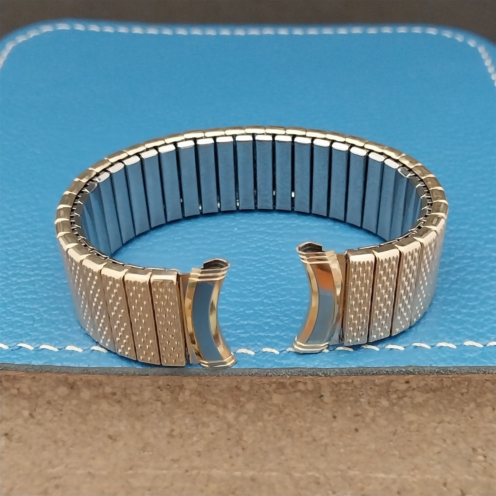 19mm 18mm 17mm Kreisler 10k Yellow Gold-Filled Unused 1960s Vintage Watch Band